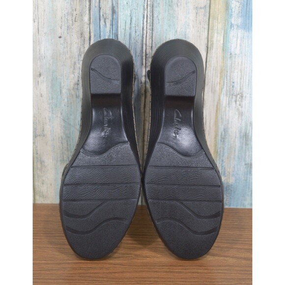 Clarks Wendy River Womens Sandals Size 7 M Black Leather Mary Jane Comfort Shoes - Picture 8 of 11